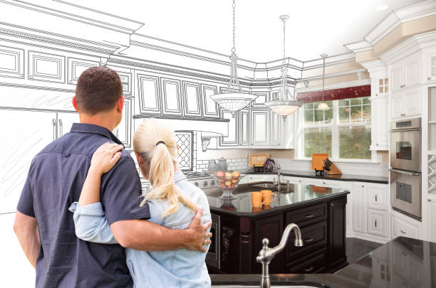 Professional Cabinet Installation technician working in Montrose, MN
